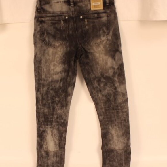 Vintage Revolution Grey/Black Flag Stretch Jeans - Picture 5 of 11
